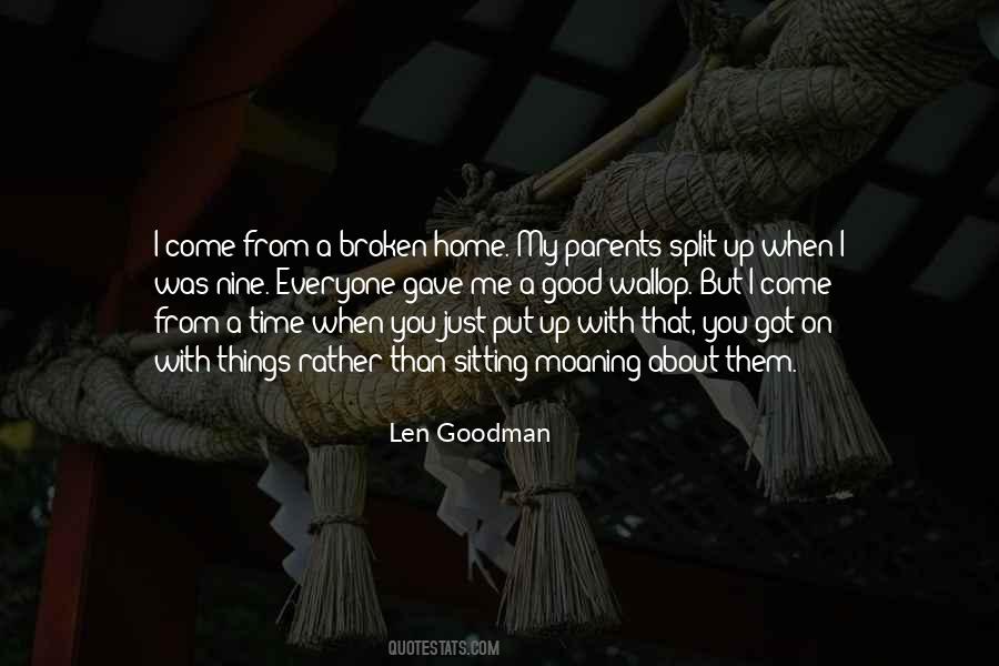 Len Goodman Quotes #713481