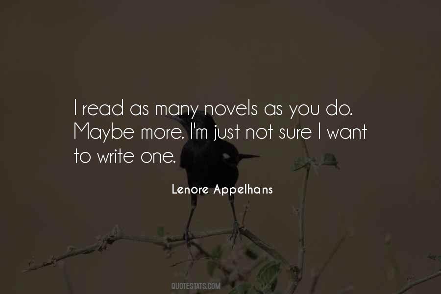 Lenore Appelhans Quotes #319892
