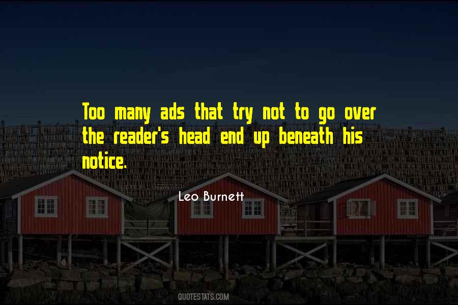 Leo Burnett Quotes #1550647