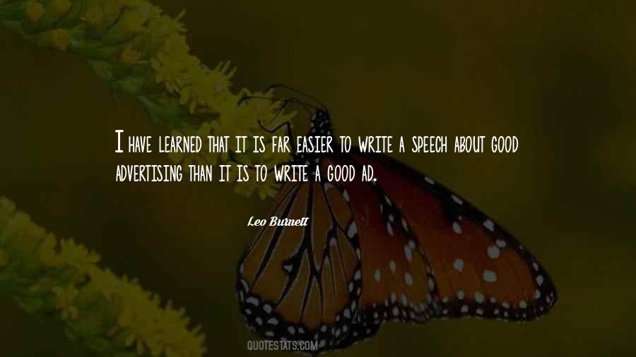 Leo Burnett Quotes #317116