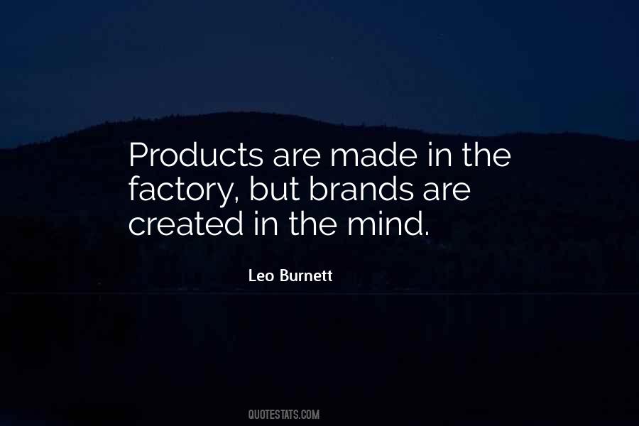 Leo Burnett Quotes #69816