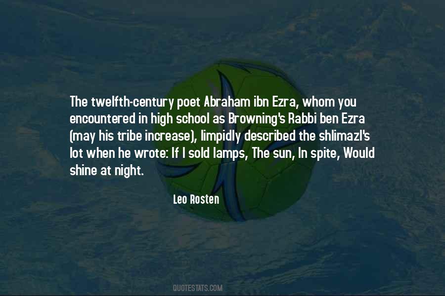 Leo Rosten Quotes #294523