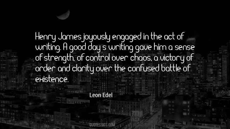 Leon Edel Quotes #250925