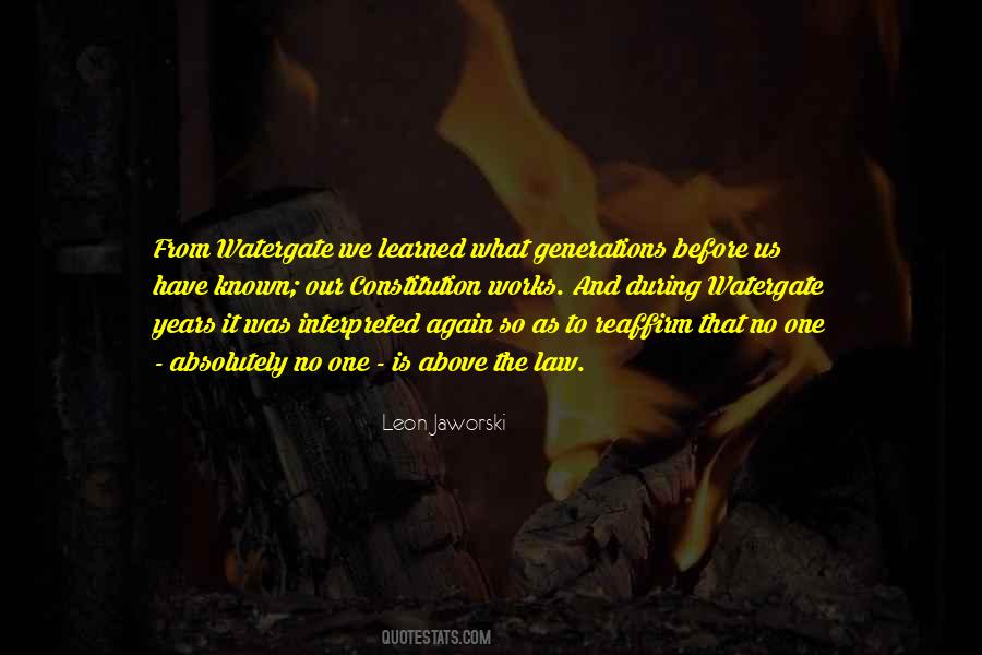 Leon Jaworski Quotes #1034864