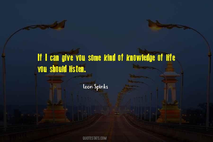 Leon Spinks Quotes #1325083