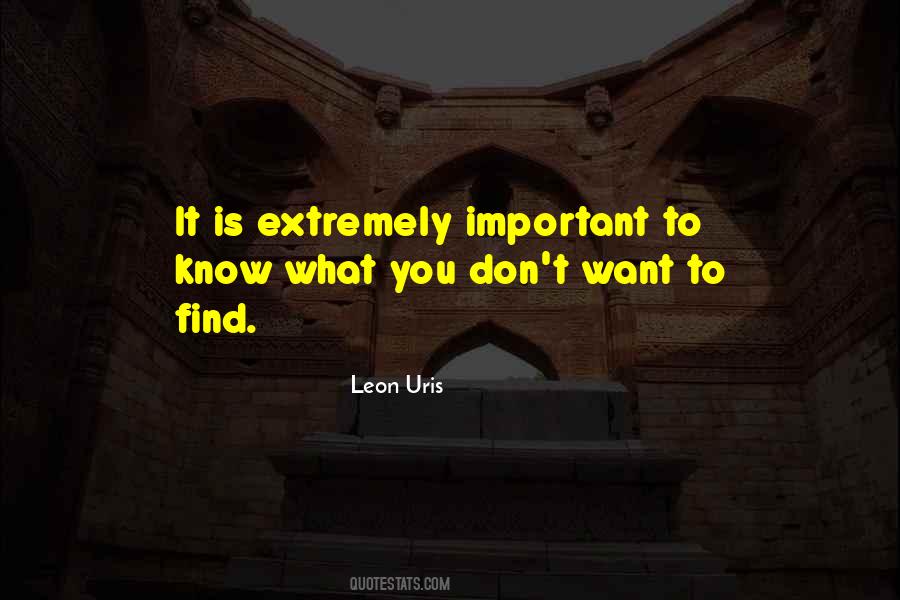 Leon Uris Quotes #1465873