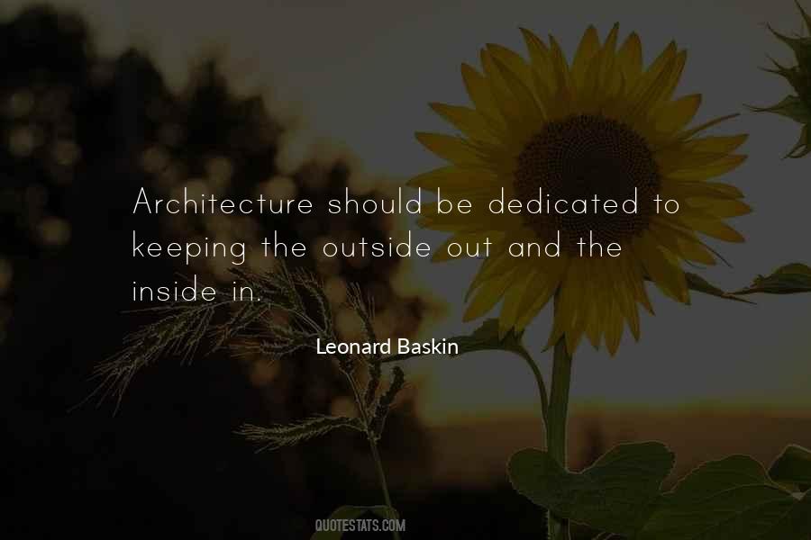 Leonard Baskin Quotes #1053882