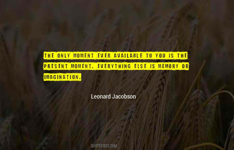 Leonard Jacobson Quotes #1318096