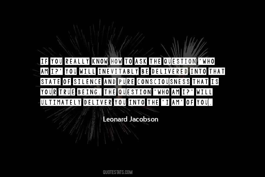 Leonard Jacobson Quotes #1734223