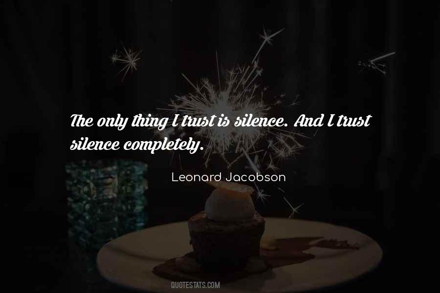 Leonard Jacobson Quotes #923479