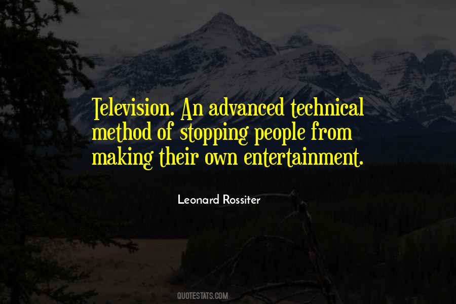 Leonard Rossiter Quotes #1376449