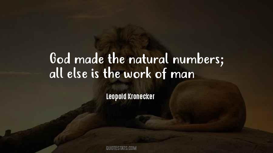 Leopold Kronecker Quotes #658291