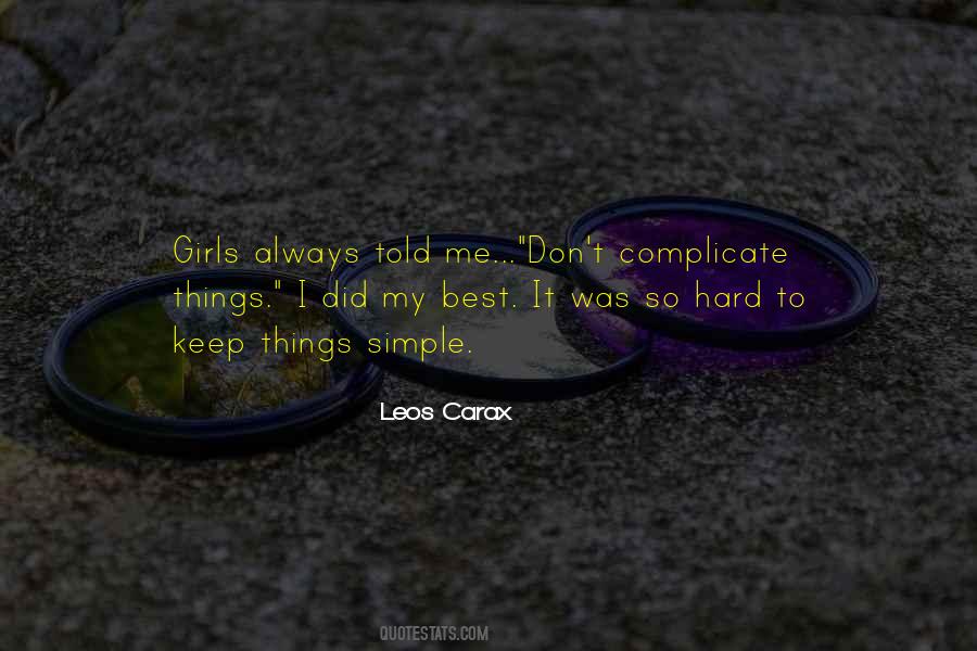 Leos Carax Quotes #407587