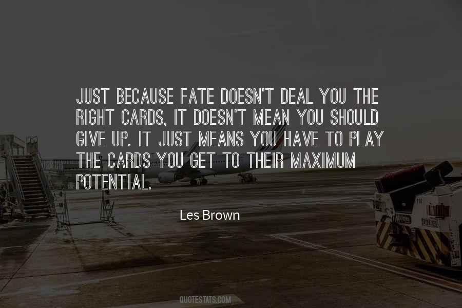 Les Brown Quotes #535766