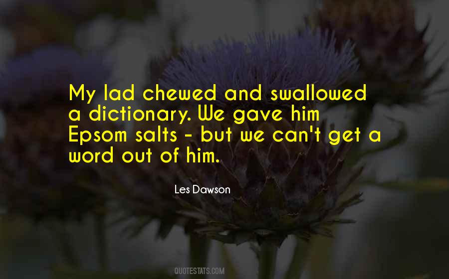 Les Dawson Quotes #204190