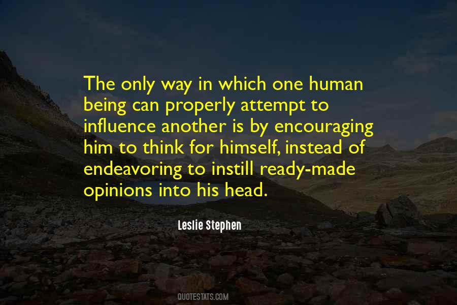 Leslie Stephen Quotes #180681