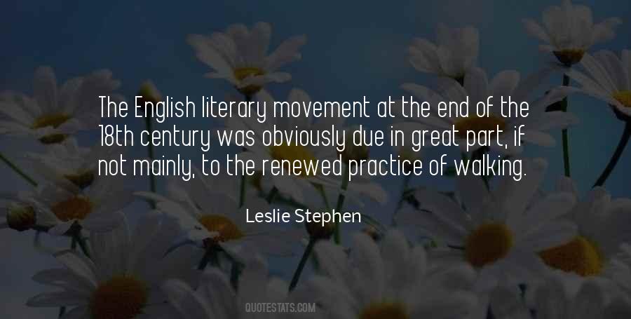 Leslie Stephen Quotes #437580