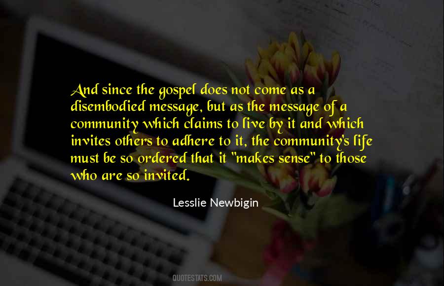 Lesslie Newbigin Quotes #1309690