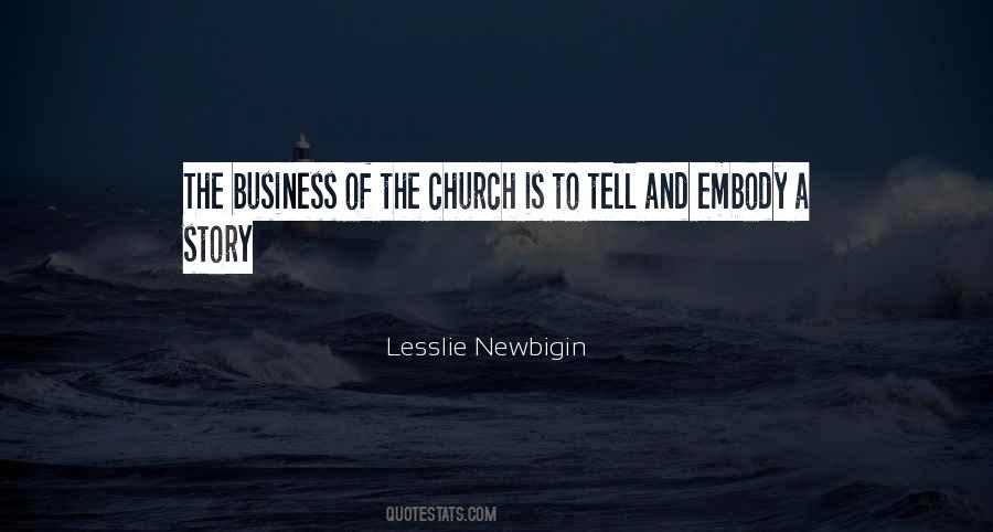 Lesslie Newbigin Quotes #192391