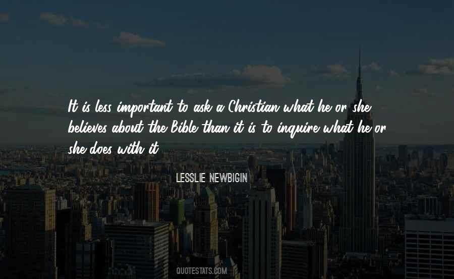 Lesslie Newbigin Quotes #350729