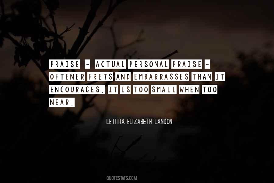 Letitia Elizabeth Landon Quotes #1115003