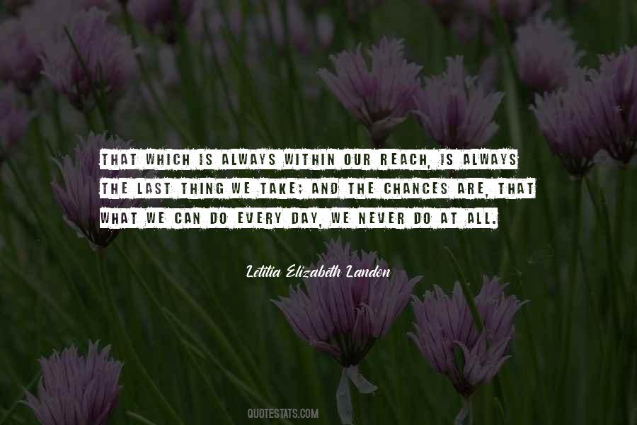 Letitia Elizabeth Landon Quotes #678009