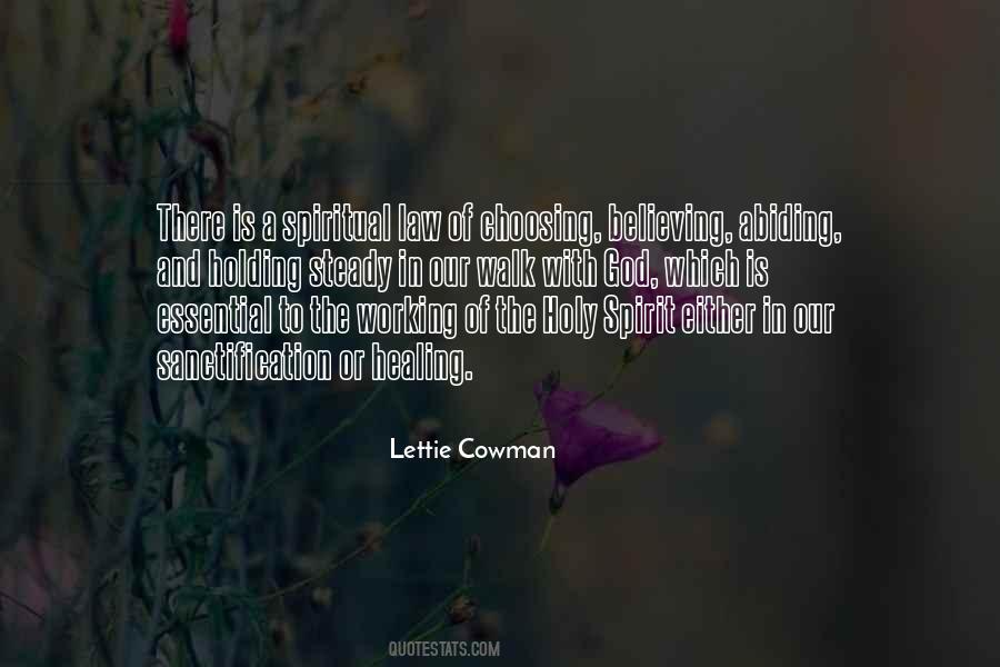 Lettie Cowman Quotes #206111