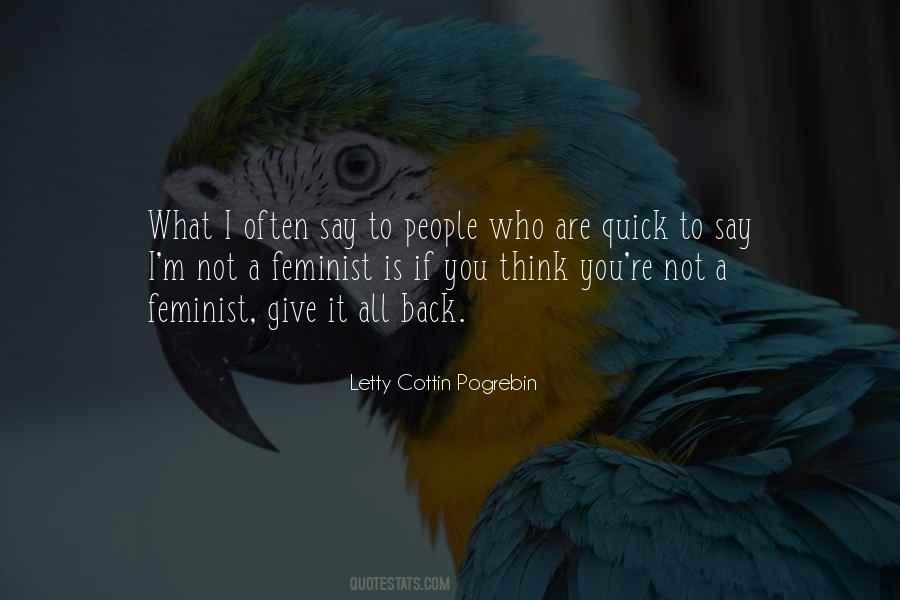 Letty Cottin Pogrebin Quotes #1680802