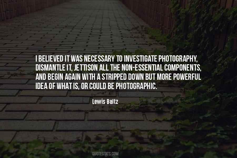 Lewis Baltz Quotes #1177639