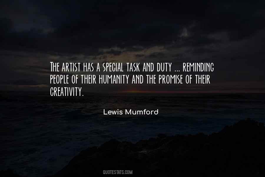 Lewis Mumford Quotes #739903