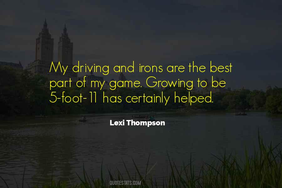 Lexi Thompson Quotes #805218