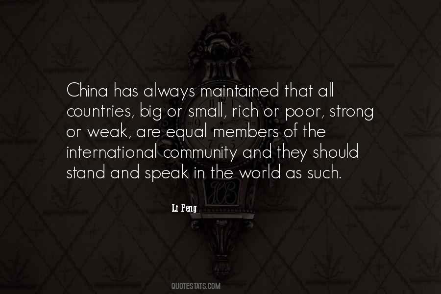 Li Peng Quotes #1657928