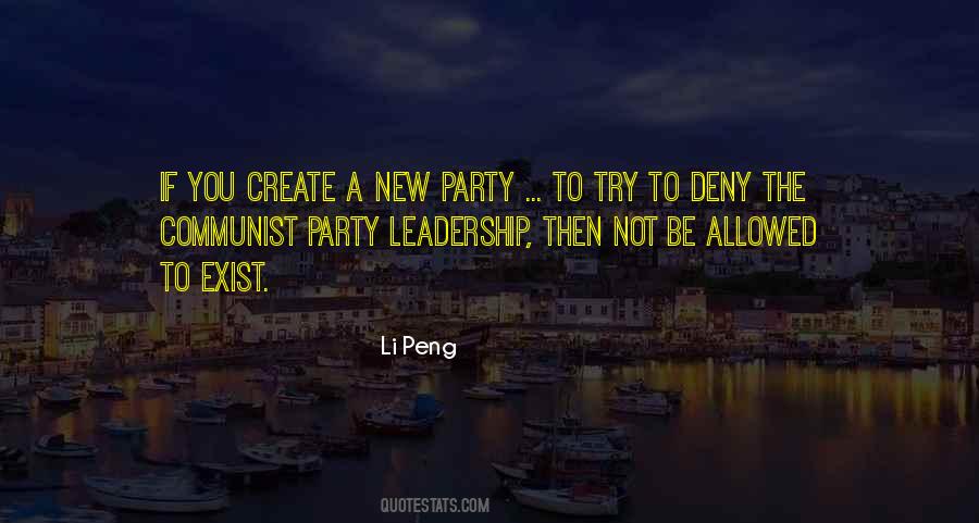 Li Peng Quotes #528219