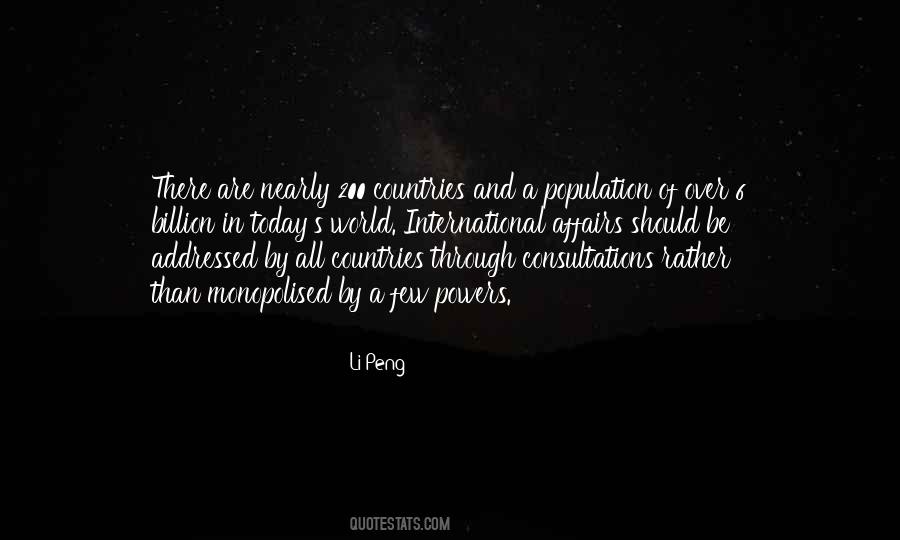 Li Peng Quotes #752488