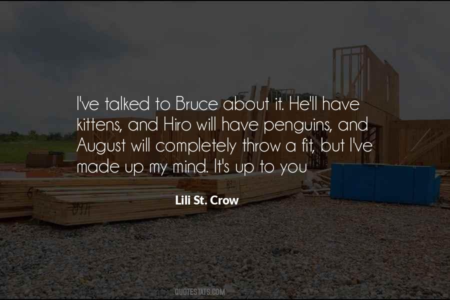 Lili St Crow Quotes #13370