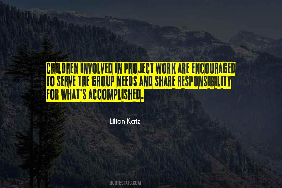 Lilian Katz Quotes #221820
