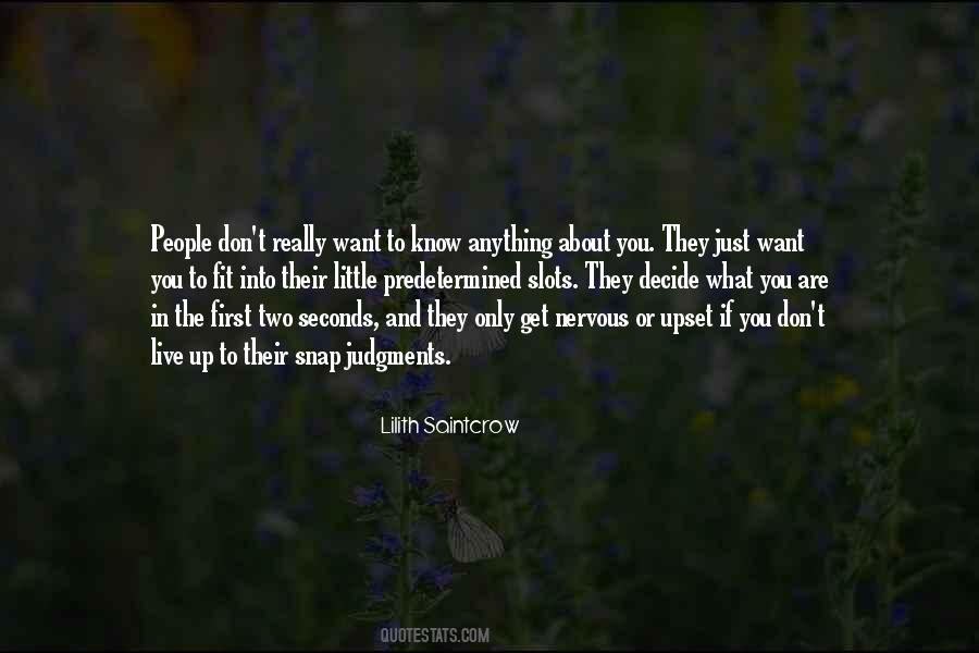 Lilith Saintcrow Quotes #727263