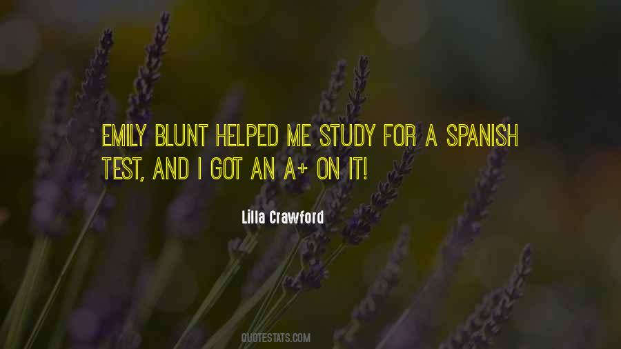 Lilla Crawford Quotes #954782