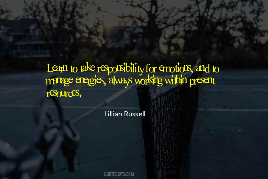 Lillian Russell Quotes #888433