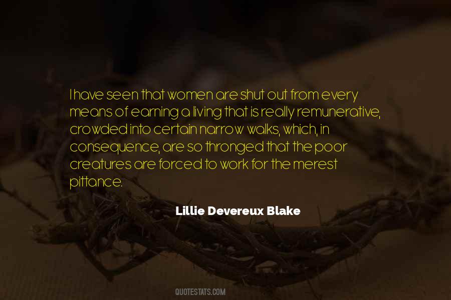 Lillie Devereux Blake Quotes #919600
