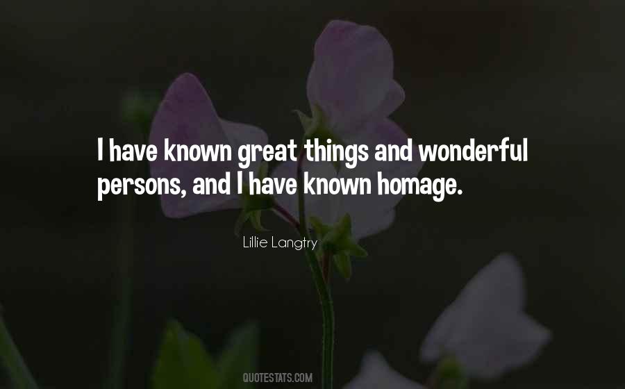 Lillie Langtry Quotes #438126