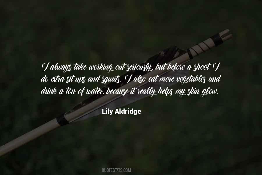 Lily Aldridge Quotes #214302
