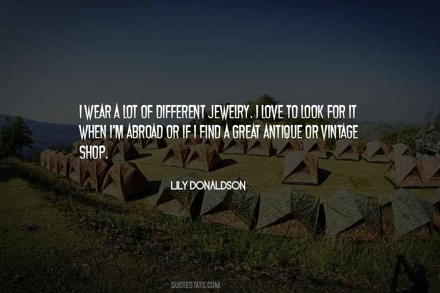 Lily Donaldson Quotes #522468