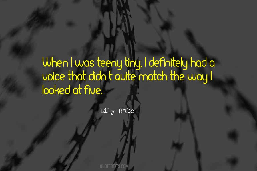 Lily Rabe Quotes #954212