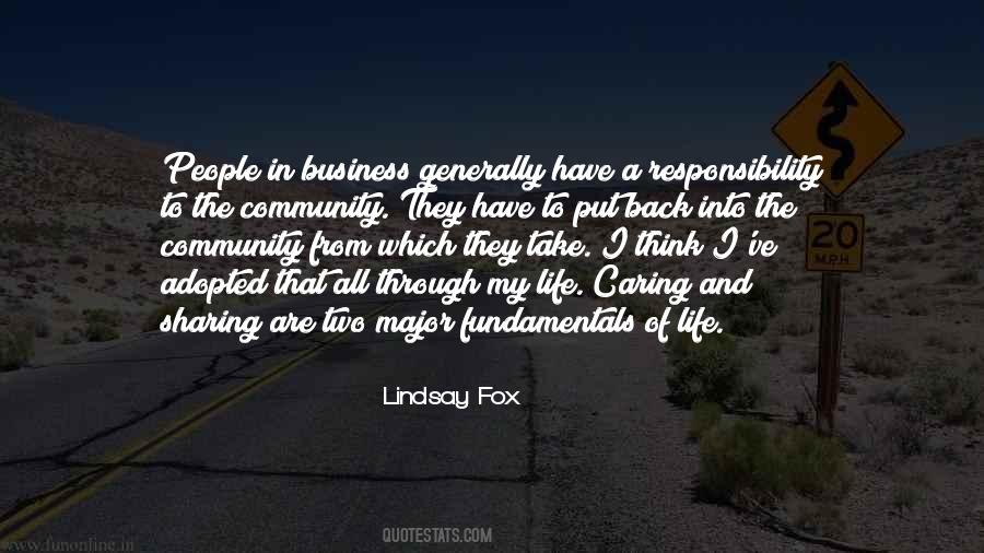 Lindsay Fox Quotes #100124