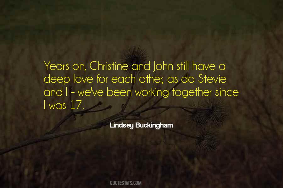 Lindsey Buckingham Quotes #1340941