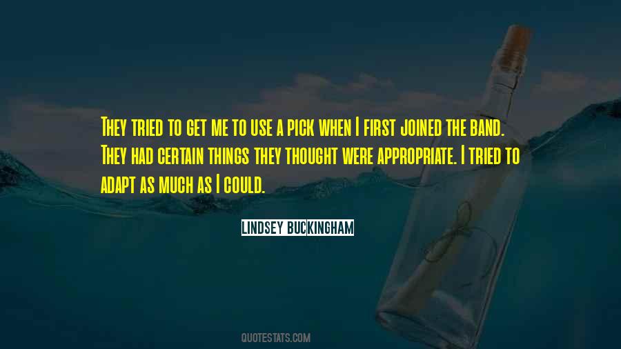 Lindsey Buckingham Quotes #672603