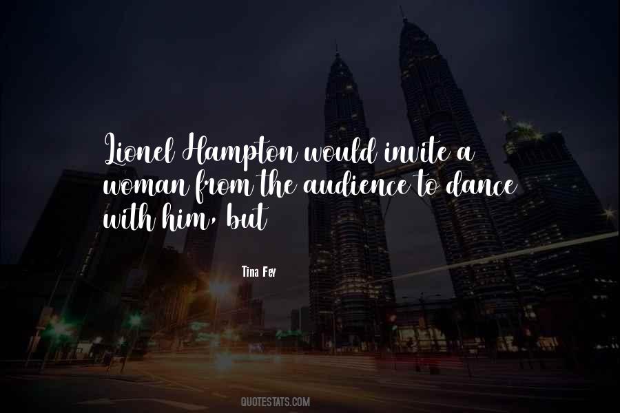 Lionel Hampton Quotes #434661