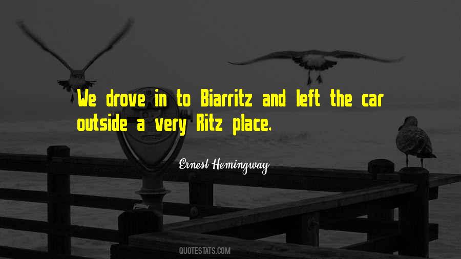 Quotes About Biarritz #434205