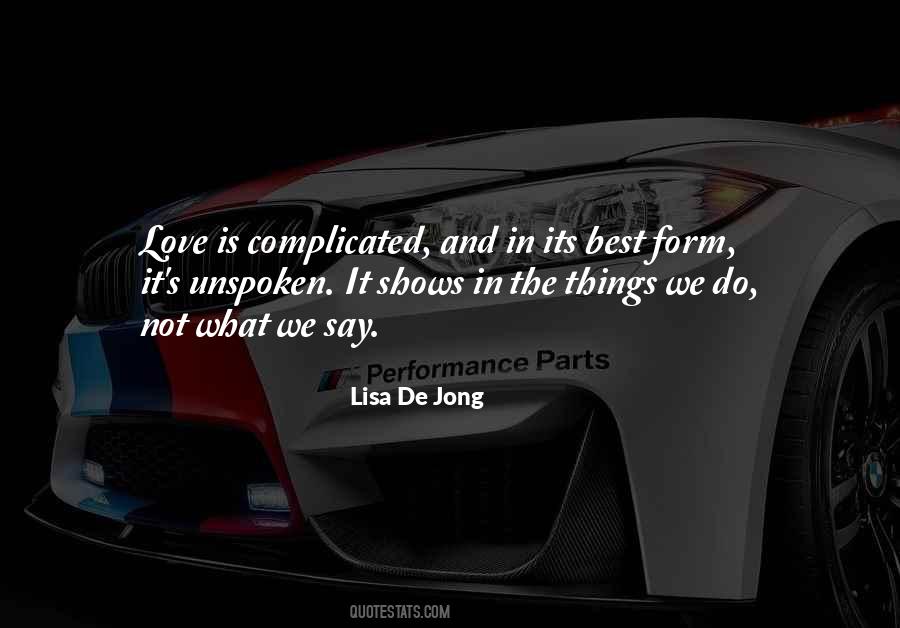 Lisa De Jong Quotes #823949